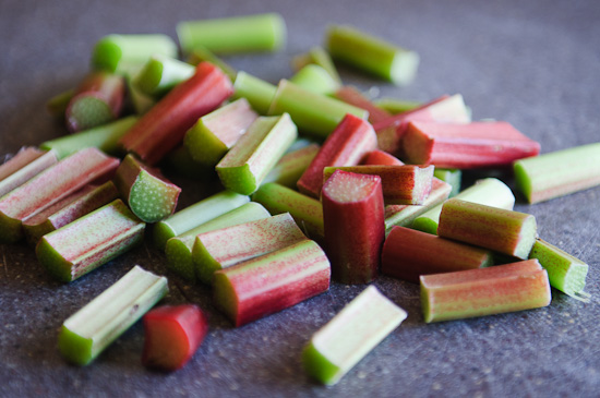 cut rhubarb | healthy green kitchen