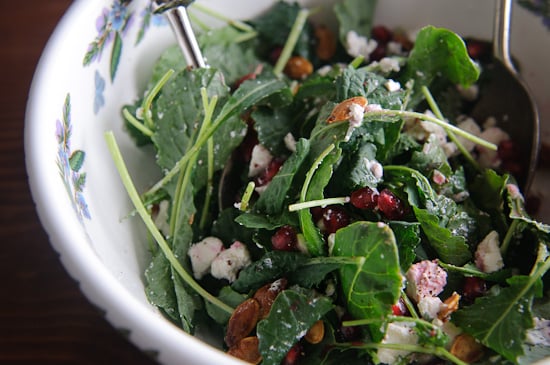 Baby Kale Pomegranate Salad | Healthy Green Kitchen