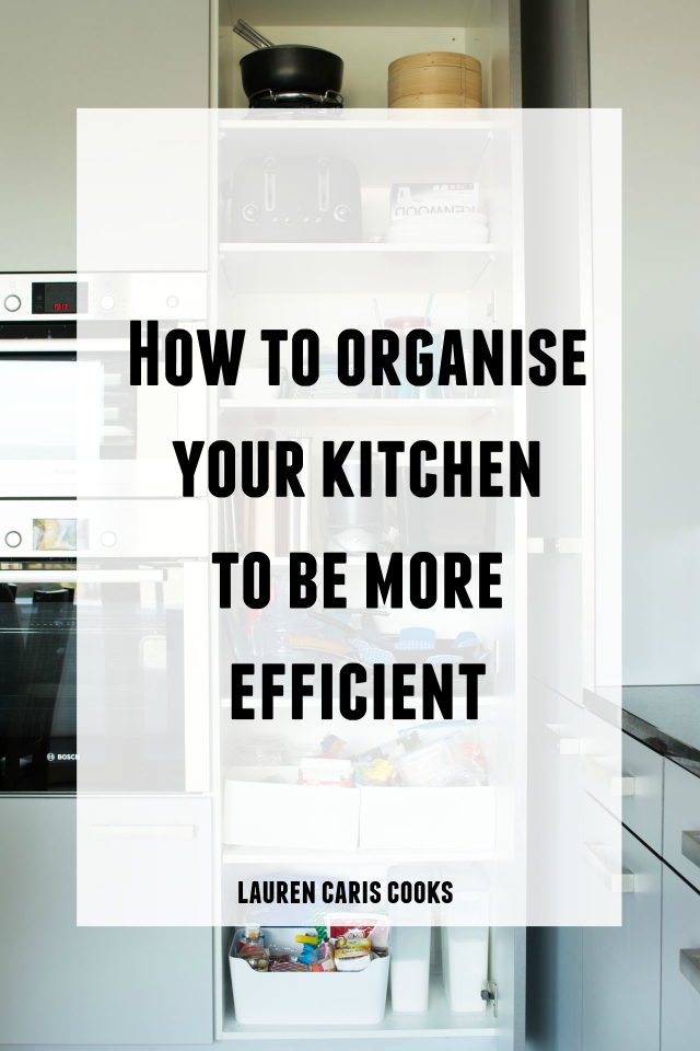 Click through for a useful video full of actionable tips to show you how to organise your kitchen! Being organised doesn't have to be difficult! Click through to watch the full video!