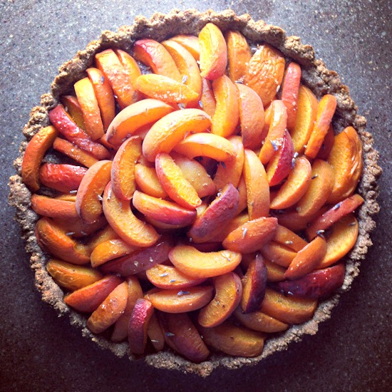 apricot and lavender tart | healthy green kitchen