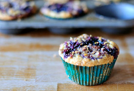 blueberry swirl muffin | healthy green kitchen
