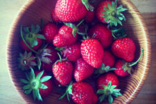Homegrown strawberries from Healthy Green Kitchen