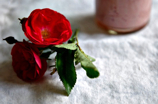 Strawberry Rose Lassi from www.healthygreenkitchen.com