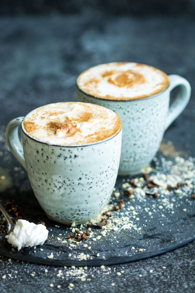 Vegan Chai Tea Lattes. Refined sugar free and ready in under 15 minutes!
